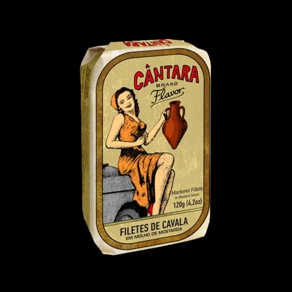 Cantara Makrelenfilet in Senfsauce 120g