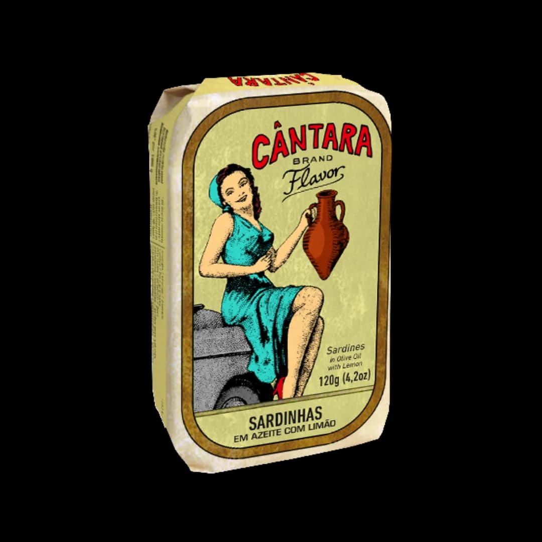 Cantara Sardinen Olivenöl & Zitrone 120g