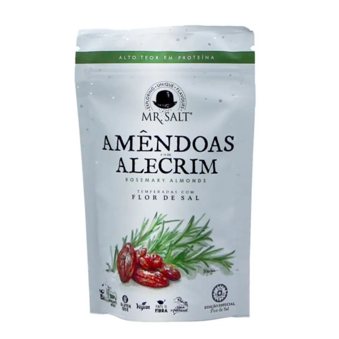 Mr. Salt Geröstete Mandeln mit Rosmarin - 100g