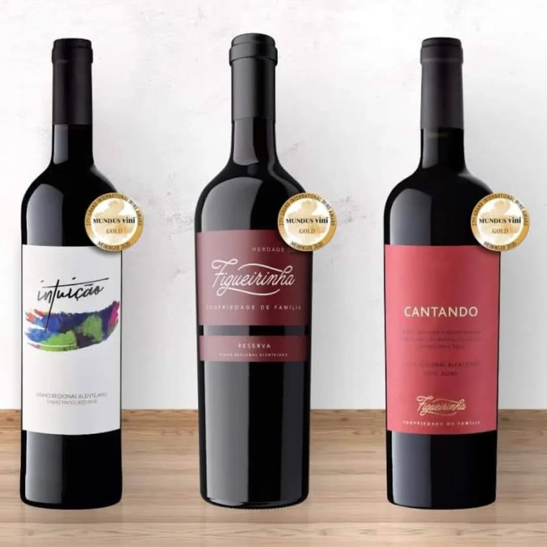 3x Figueirinha Rotwein á 0,75l - Weinpaket